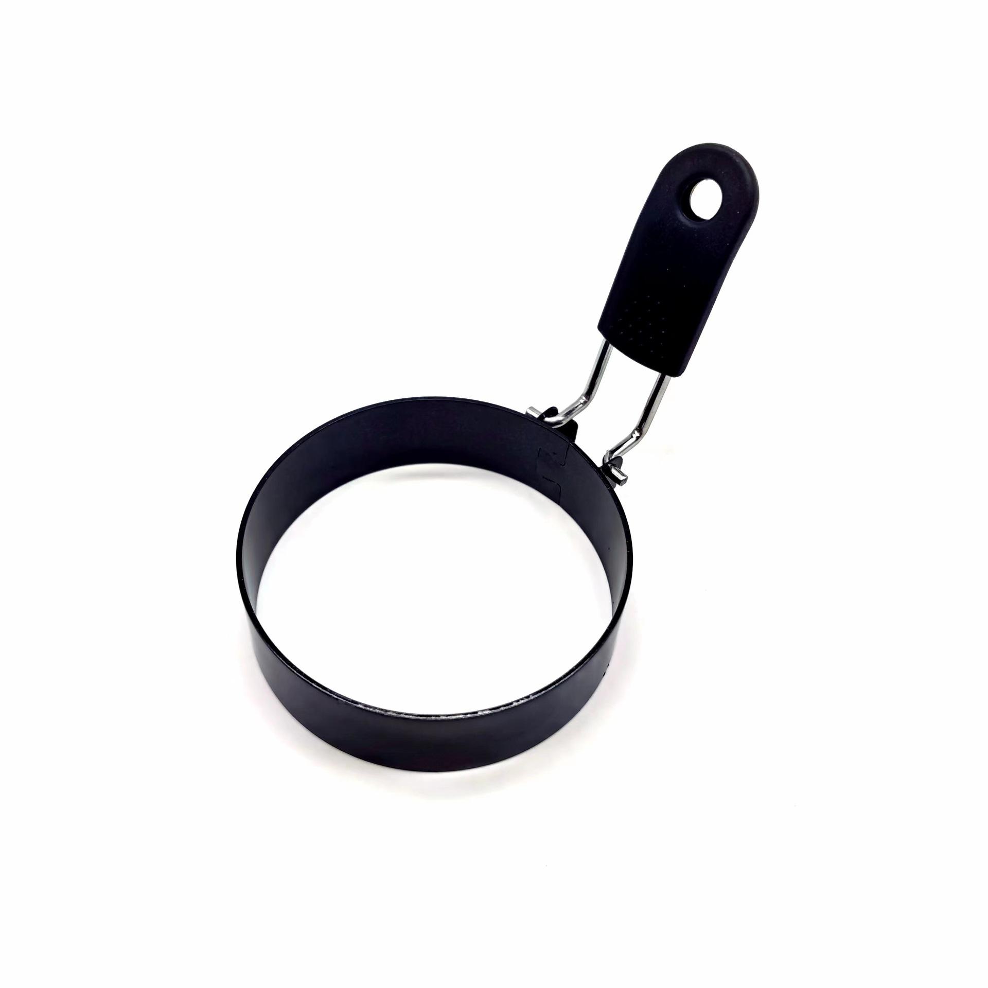 

Толстая сковорода из нержавеющей стали с антипригарным покрытием, круглая, для домашней кухни, мелкие инструменты, форма для котлет для гамбургеров One Size