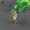 Solid Copper Chinese Feng Shui Animal Crane Sculpture Small Ornament Brass Tea Pet Home Figurines Office Desk Decorations