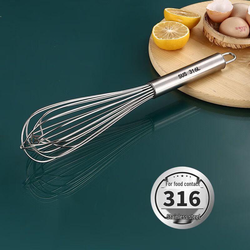 

Zhaoran 316 Stainless Steel Manual Egg Whisk