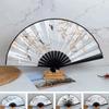 Portable Boomerang Magic Fan Retractable Cord Ancient Style Hand Fan Dancing Performance