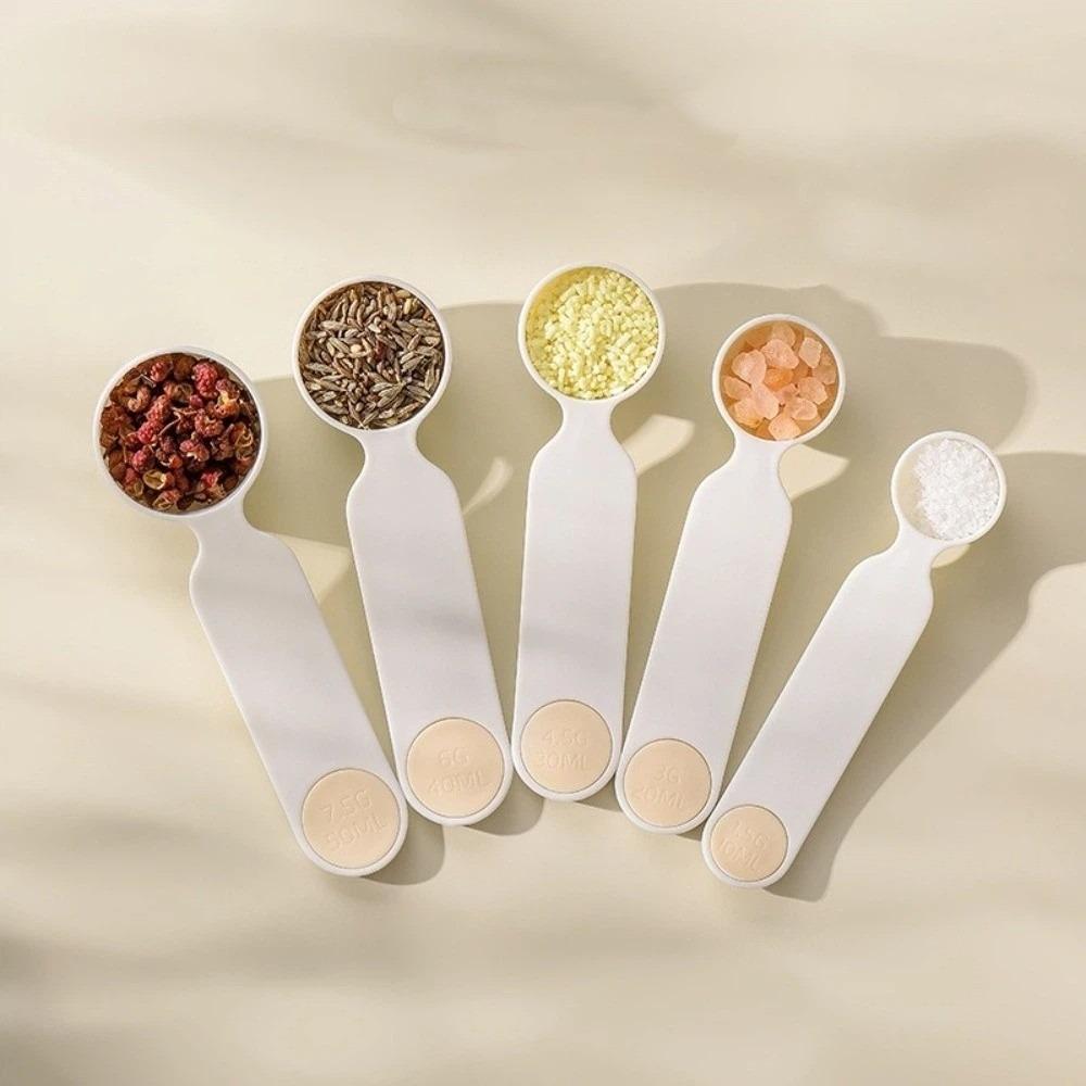 with Scale Mini Measuring Spoon Set Stacking Baking Measuring Set Seasoning Spoon Coffee Measuring