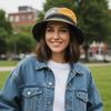 Casual Breathable Quick-Dry Bucket Hat Light Thin Folding Fisherman Hat Patchwork Anti-UV Sun Protection Cap Outdoor