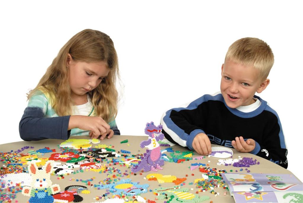 Hama Bornelund Malte Haaning Hama Beads, Yellow (Solid Color), for Ages 4 and Up, MH207-03