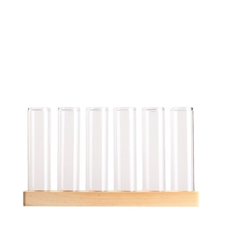 Home Decoration Glass Tube Vase Minimalist Flower Holder Hydroponic Flower Vase Indoor Planting