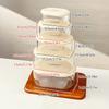 Bread Toast Storage Box Transparent Food Container Box With Lid Refrigerator Plastic Large Capacity Fresh Keeping Box