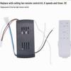 Universal 6-Speed DC Ceiling Fan Remote Kit with Timer & Light Control for Inverter Motor