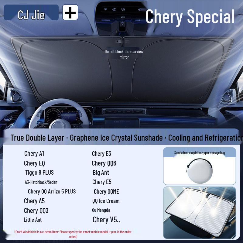 Car Windshield Sunshade Umbrella - Heat and Sun Blocker Visor Cover