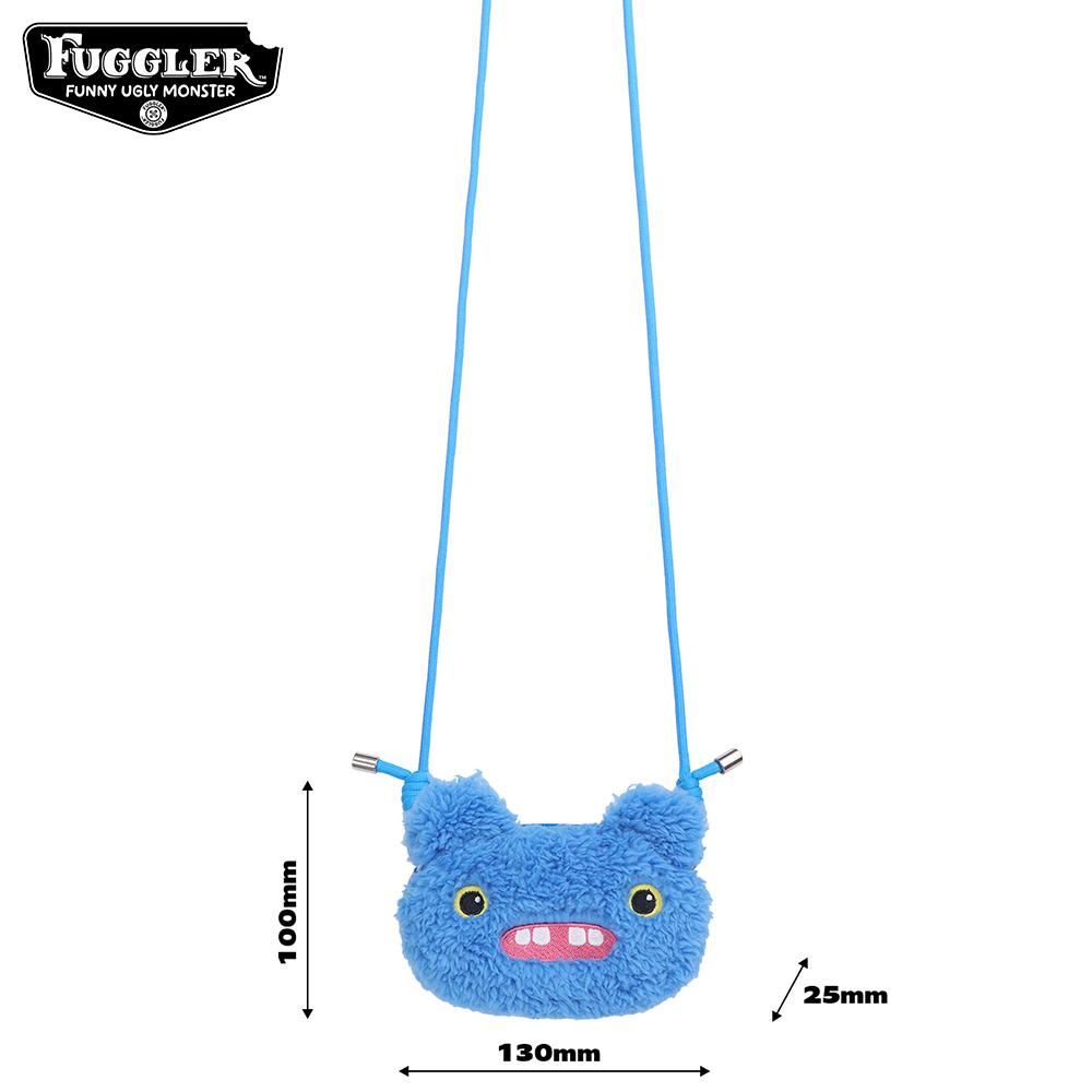 Fuggler Original Mini Shoulder Coin Purse Plush Toy 10cm Bag Ugly Monster Headphone Case Small Capacity Peluche Adjustable Strap