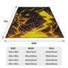 Pikachu lightning transformation Super Warm Blankets  Kids Adult Plush Bedding Throws Funny Couch Chair Bedspread Sofa Bed Cover