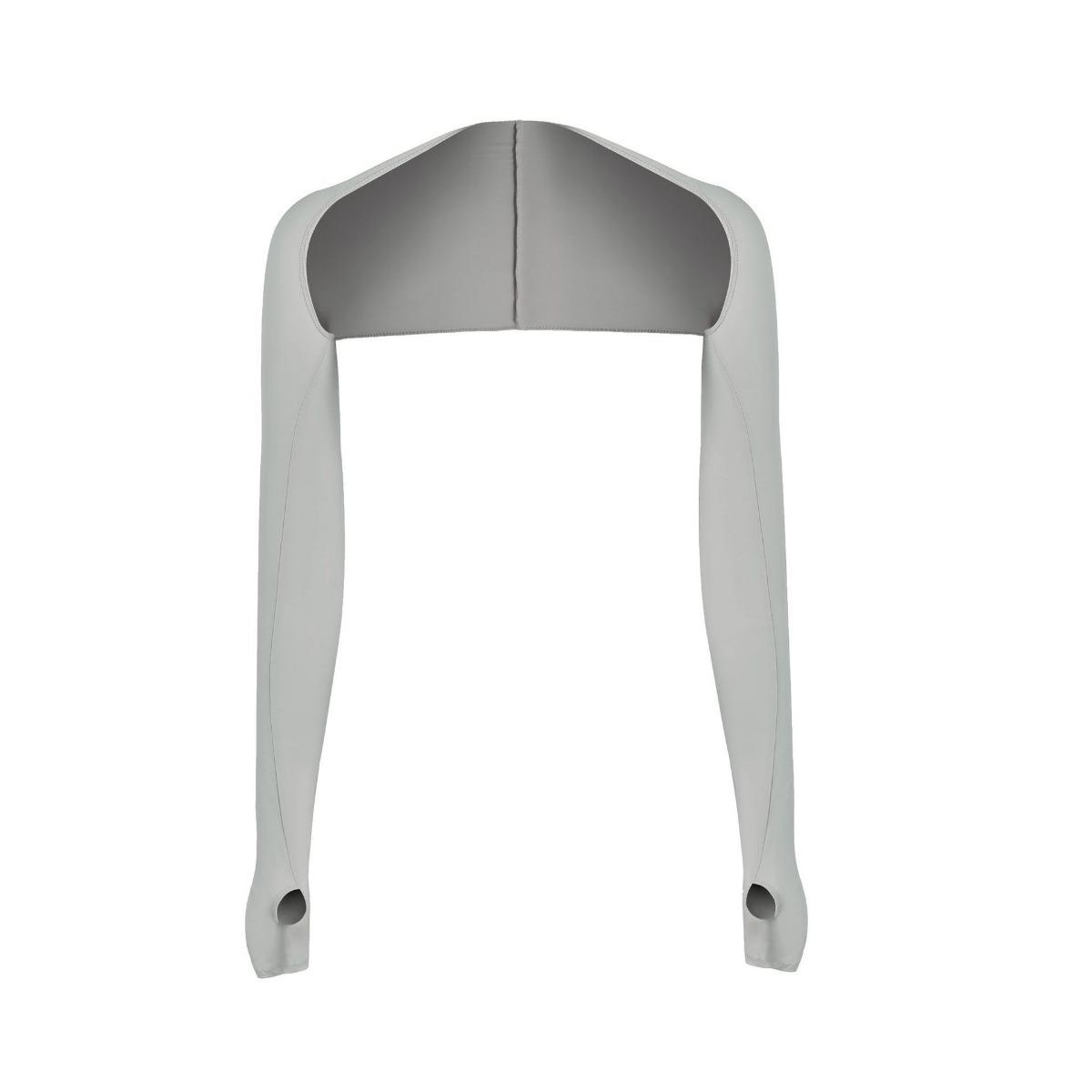 

Cool Shawl Sleeves with Finger Holes, Comfortable and Breathable Arm Protection, Sun Protection for Men and Women During Summer Golf, Driving, Cycling 135-175CM серый