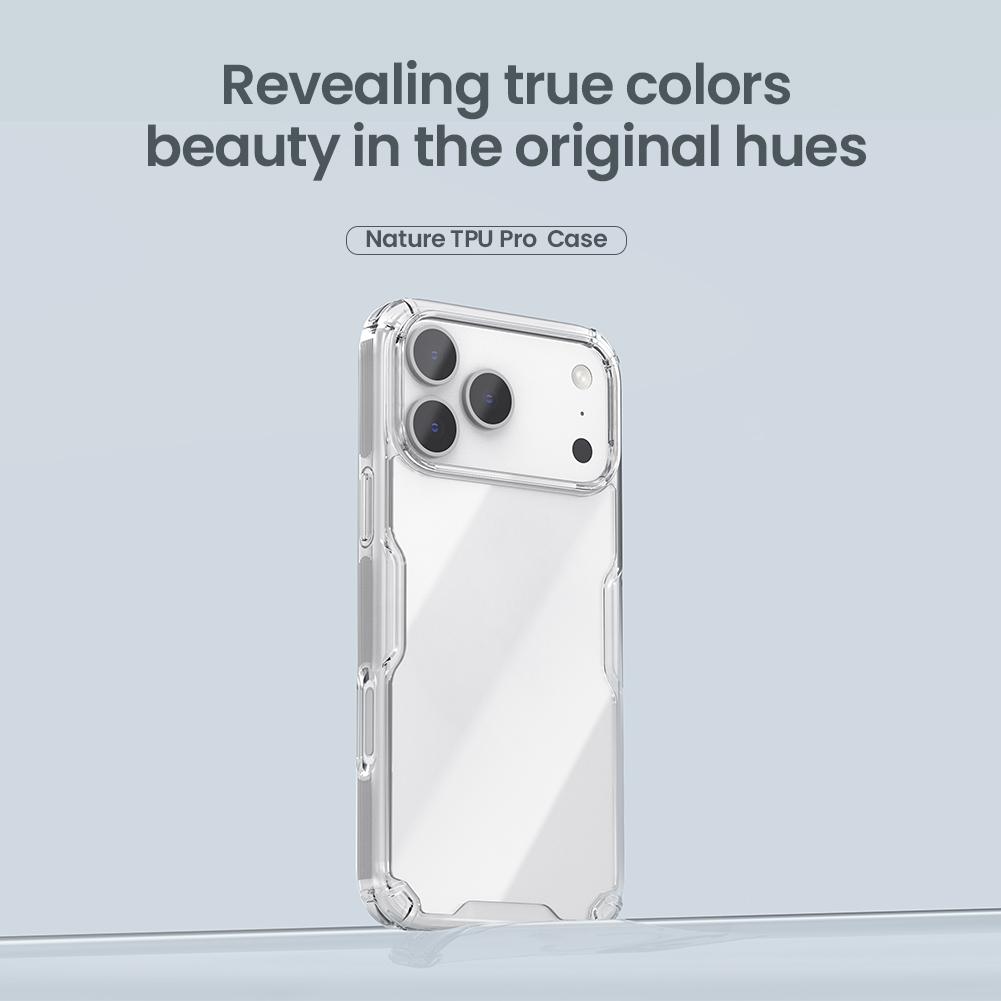 For iPhone 17 Pro Max / 17 Air Nillkin Case Nature TPU Pro High Quality Clear Phone Cases Silicone Back Cover for iPhone 17