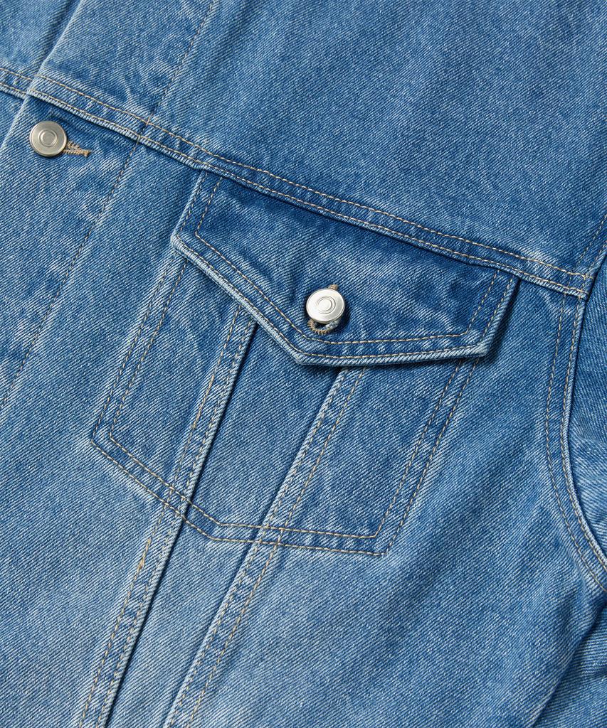 Suare Maxi-Fit Denim Trucker Jacket Black
