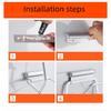 Space Aluminum Pot Lid Rack, Punch-free Kitchen Rack, Multi-functional Chopping Board Rack, Chopping Board Rack, Pot Rack Hardware Pendant