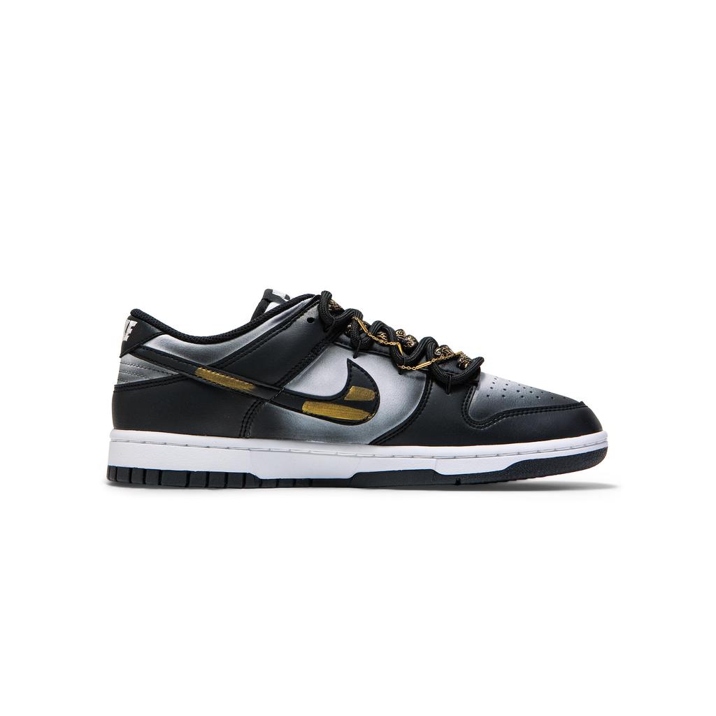 Nike Dunk Résistantes à l'usure et au glissement Basse top Chaussures de Skateboard Homme Noir Or DD1391-100(Team1517-SBOX)-Sacs d'emballage aléatoires