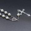 Christening Pearl Bracelet with for Cross for Communion Religious Baptism Jewelr