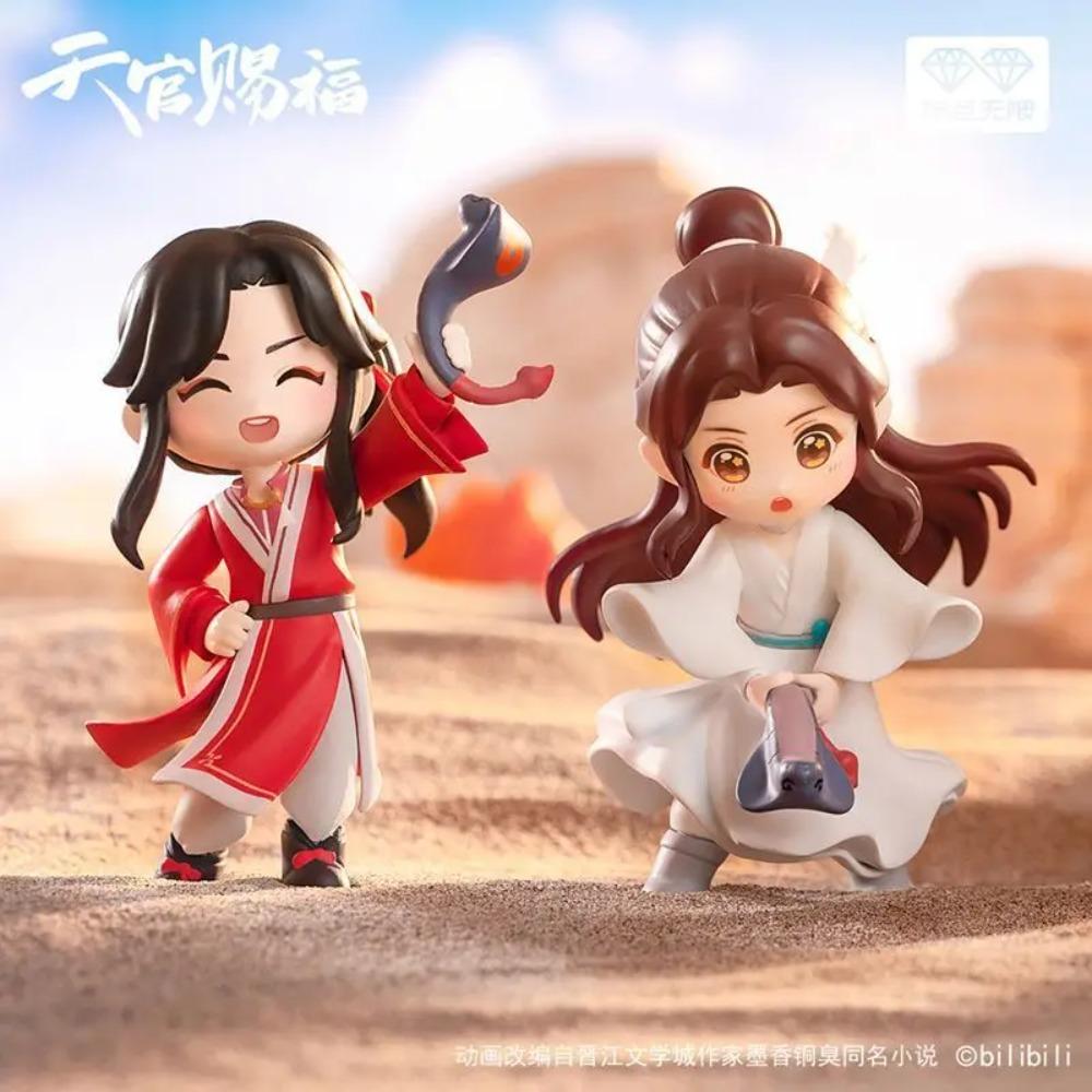 Genuine Heavenly Official Blessing Xie Lian Hua Chneg San Lang Lucky To Meet You Series Action Figures Desk Decoration Toys Gift