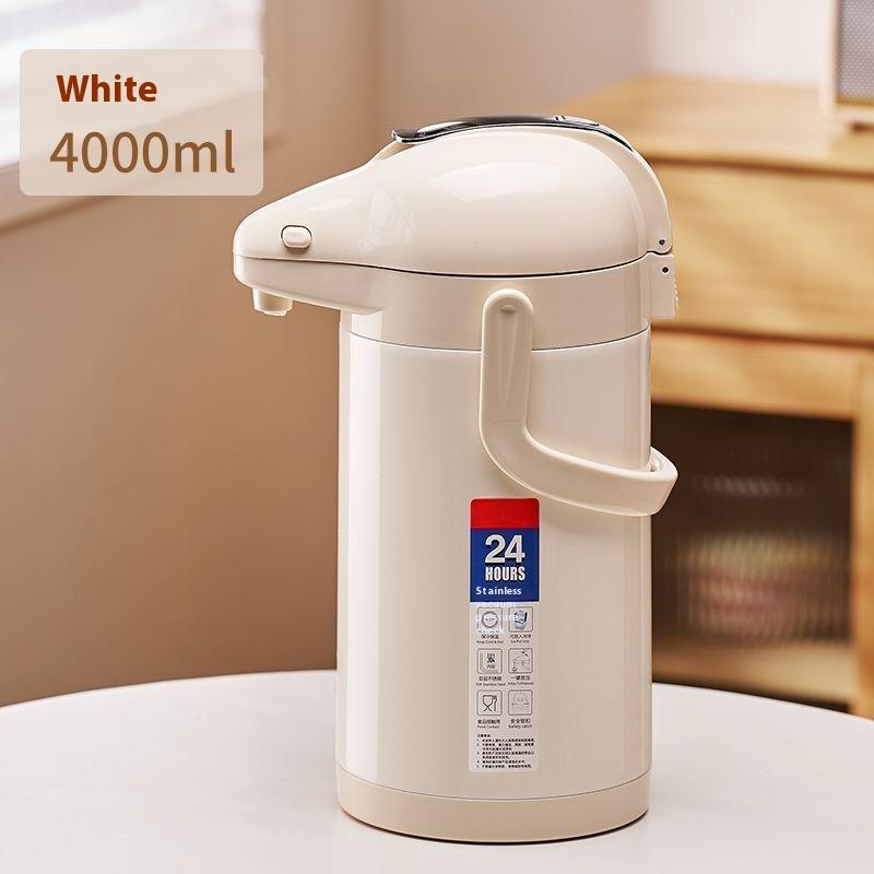 

Бутылка для горячей воды с воздушным давлением 4 л Большая емкость Открытая бутылка для воды Прессованная грелка для воды Стеклянный внутренний бак