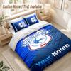 Custom Name Bedding Set 3 PiecesCardiff City Print Duvet Cover + 2 Pillowcases Soft Bed Decor