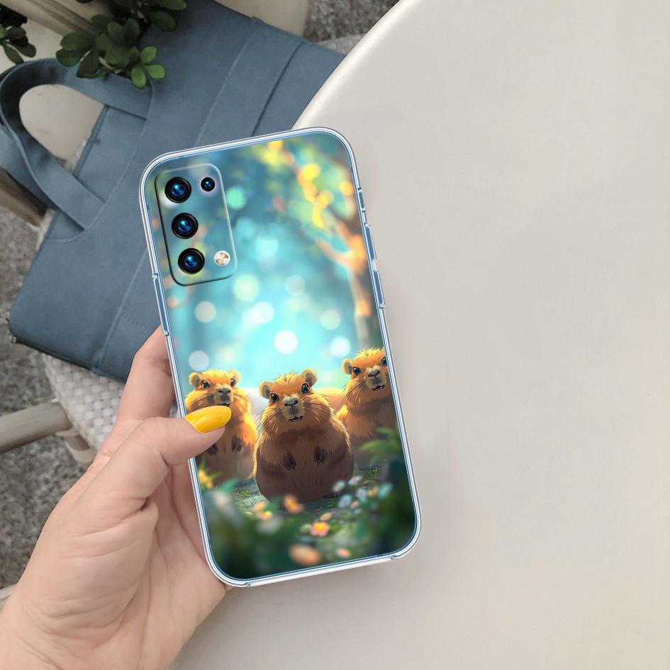 PP13 Cartoon Capybara Phone Case for Motorola Moto Edge 20 30 40 50 S30 Fusion Ultra Pro Neo Lite + G200 G23