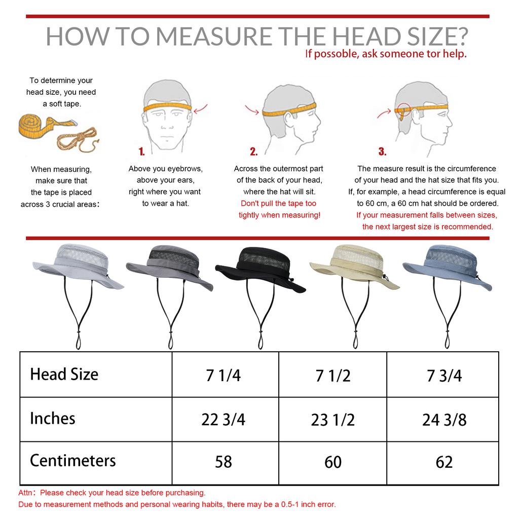 JANGOUL Men Outdoor Mesh Sun Hat Wide Brim Sun Protection Hat Fishing Hiking Hat
