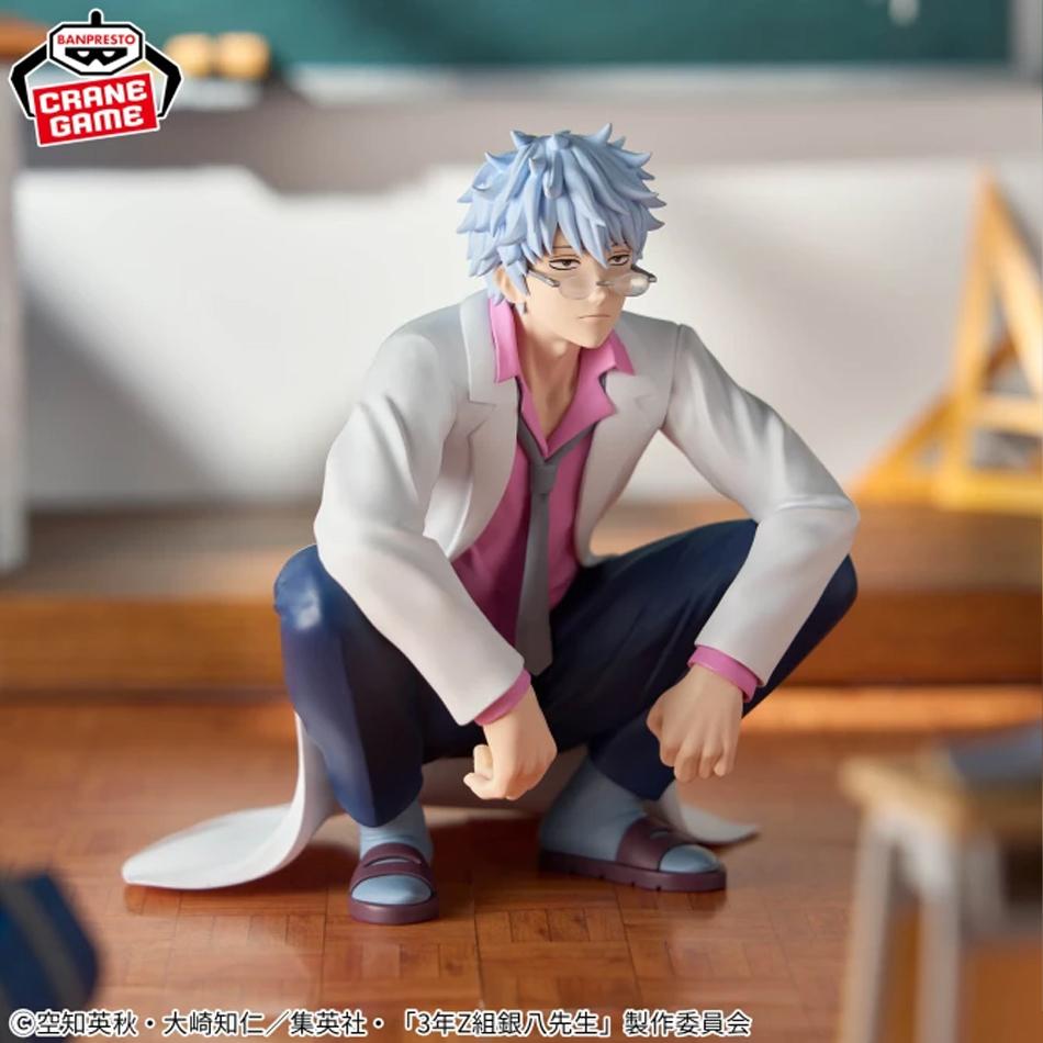 In Stock 12CM Anime Gintama Figure Sakata Gintoki Katsura Kotarou Animation Model Toys Gifts Collection Decoration Ornaments