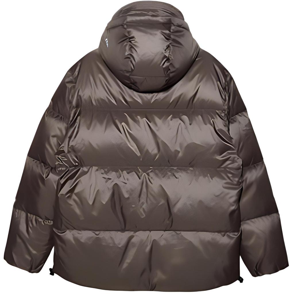 New Era MLB Zipper Hooded Long Sleeve Down Jacket Unisex Outerwear Khaki 13350920