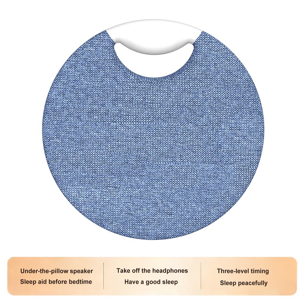 Bluetooth-compatible Pillow Speaker Wireless Sleep Aid White Noise Portable Speaker for Side & Light Sleepers Bedside Listening
