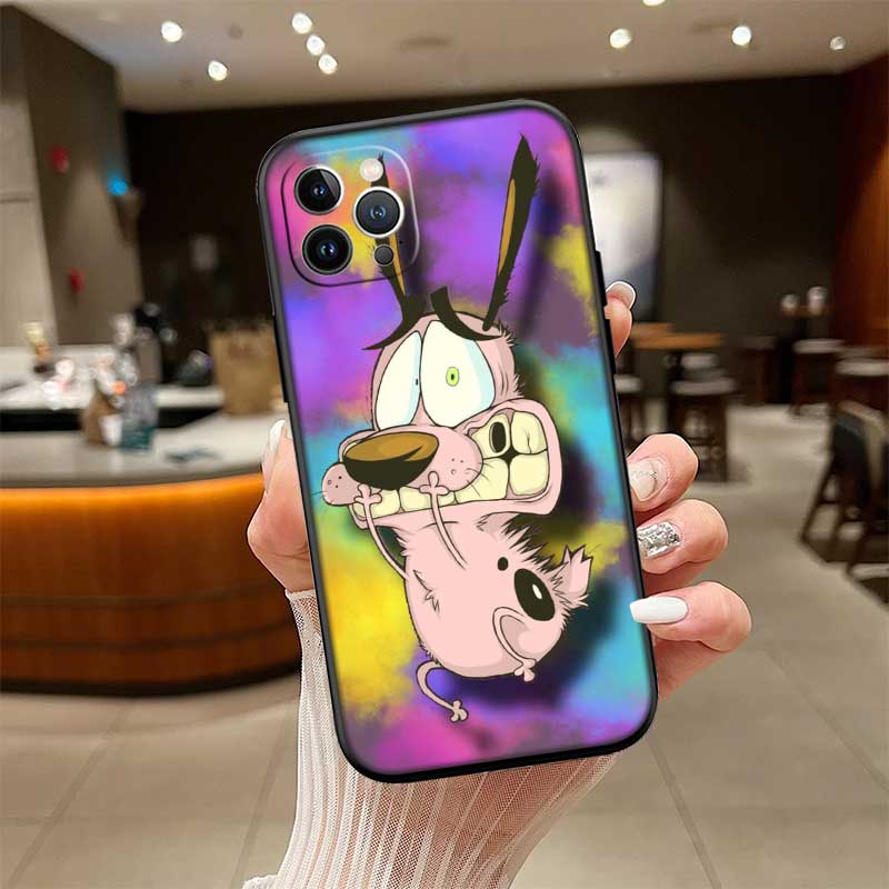 RE15 C-Courage C-Cowardly D-Dog New High-End Shell Phone Case for OPPO A3 Pro A72 A74 A76 A77 A77S A78 A79 A94 A95 A18 A40M A58