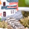 2Pcs Miniature Resin DIY Step Stairs Model House Doll Fairy Garden Accessories