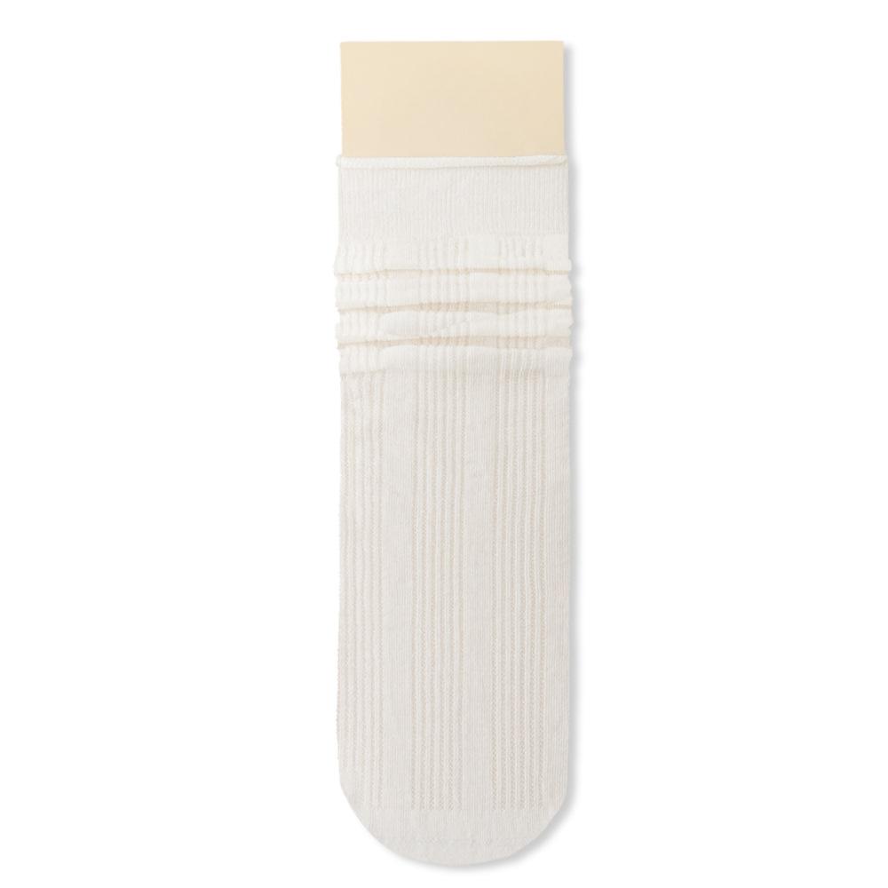 5 Pairs of Women's Spring and Summer Thin Mid-calf Solid Colour Anti-odour and Sweat-absorbent Long Socks Stacked Socks