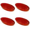 Front Raised Cab Roof Marker Light 18PCS 12V Red Clearance Chicken Lights for Freightliner Cascadia Trucks Trailers – Universal Fit
