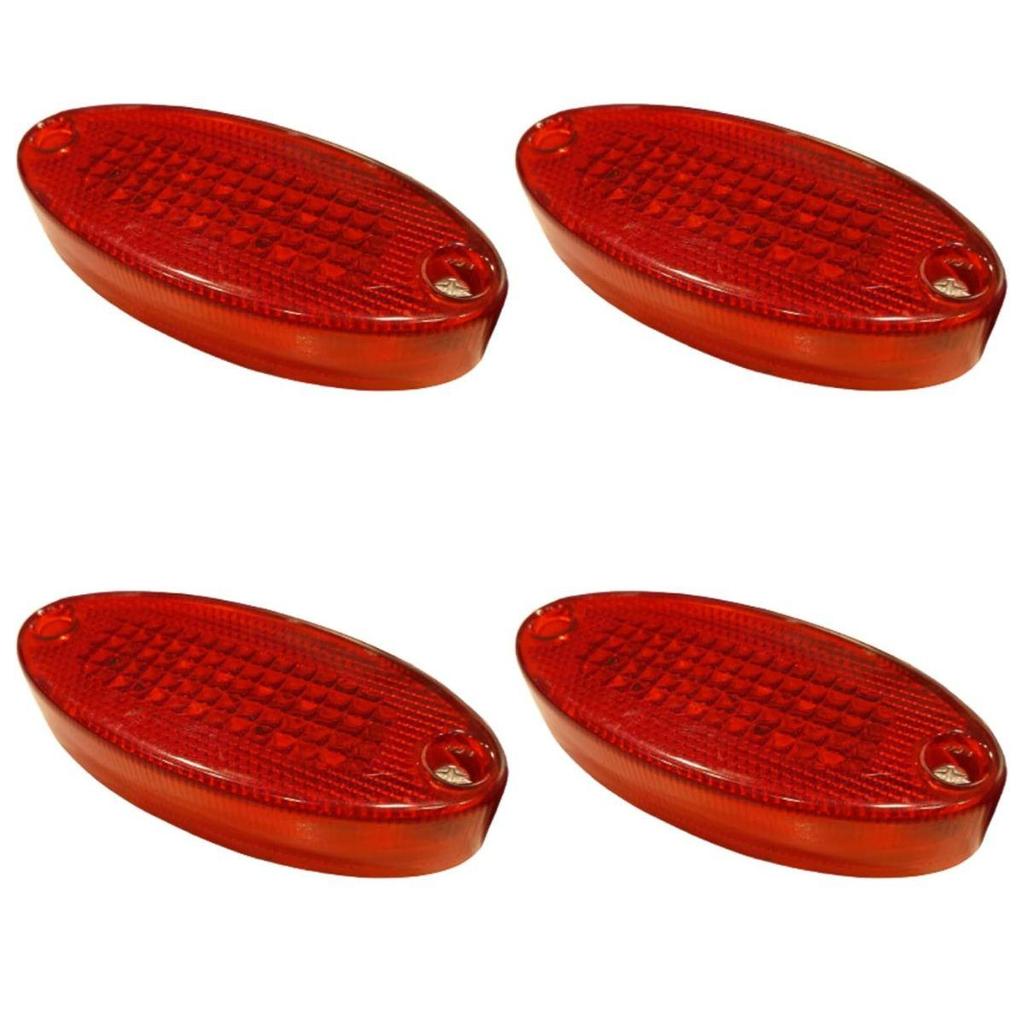 Front Raised Cab Roof Marker Light 18PCS 12V Red Clearance Chicken Lights for Freightliner Cascadia Trucks Trailers – Universal Fit