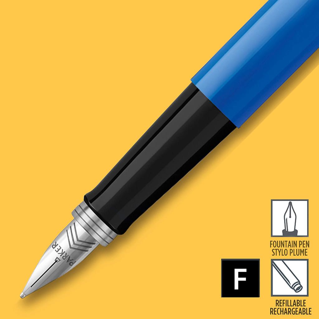 PARKER Jotter Original Blue CT Fountain Fine Gift Officially Product Number 2096900 Pen, Nib, Boxed, Imported,