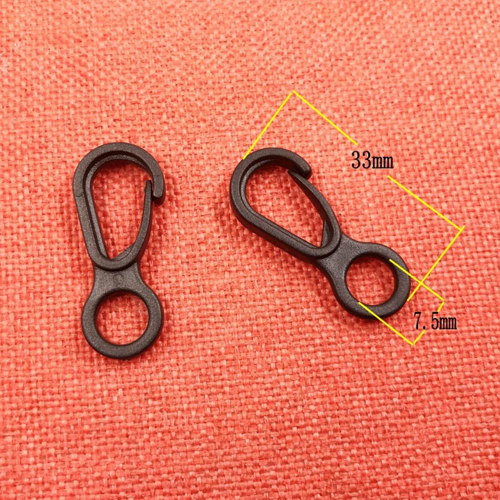 Portachiavi 100 pezzi/set Catena per Occhiali Fibbia Corda Anti-smarrimento Gancio Fibbia in Plastica Moschettone Piccolo Aggancio
