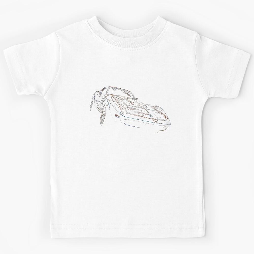 Corvette C3, corvette 1977 Kids T-Shirt 160