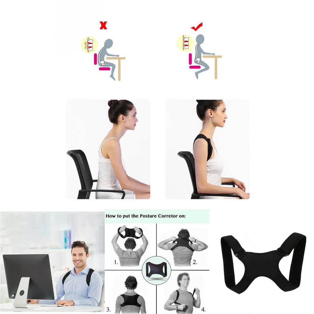 Versatile Back Posture Correction Shoulder Support Belt For Men And Women