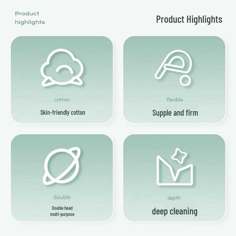 CHAHUA Boxed Cotton Swabs