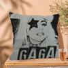 Singer L-Lady Gaga Mayhem Cushion Cover Pillowcase Upholstery Sofa Throw Pillow Home Decor Pillowcas