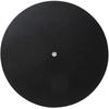7 Inch Turntable Platter Mat Rubber Silicone Turntable Slipmat Pad for All LP Vinyl Record Players Black
