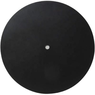 7 Inch Turntable Platter Mat Rubber Silicone Turntable Slipmat Pad for All LP Vinyl Record Players Black