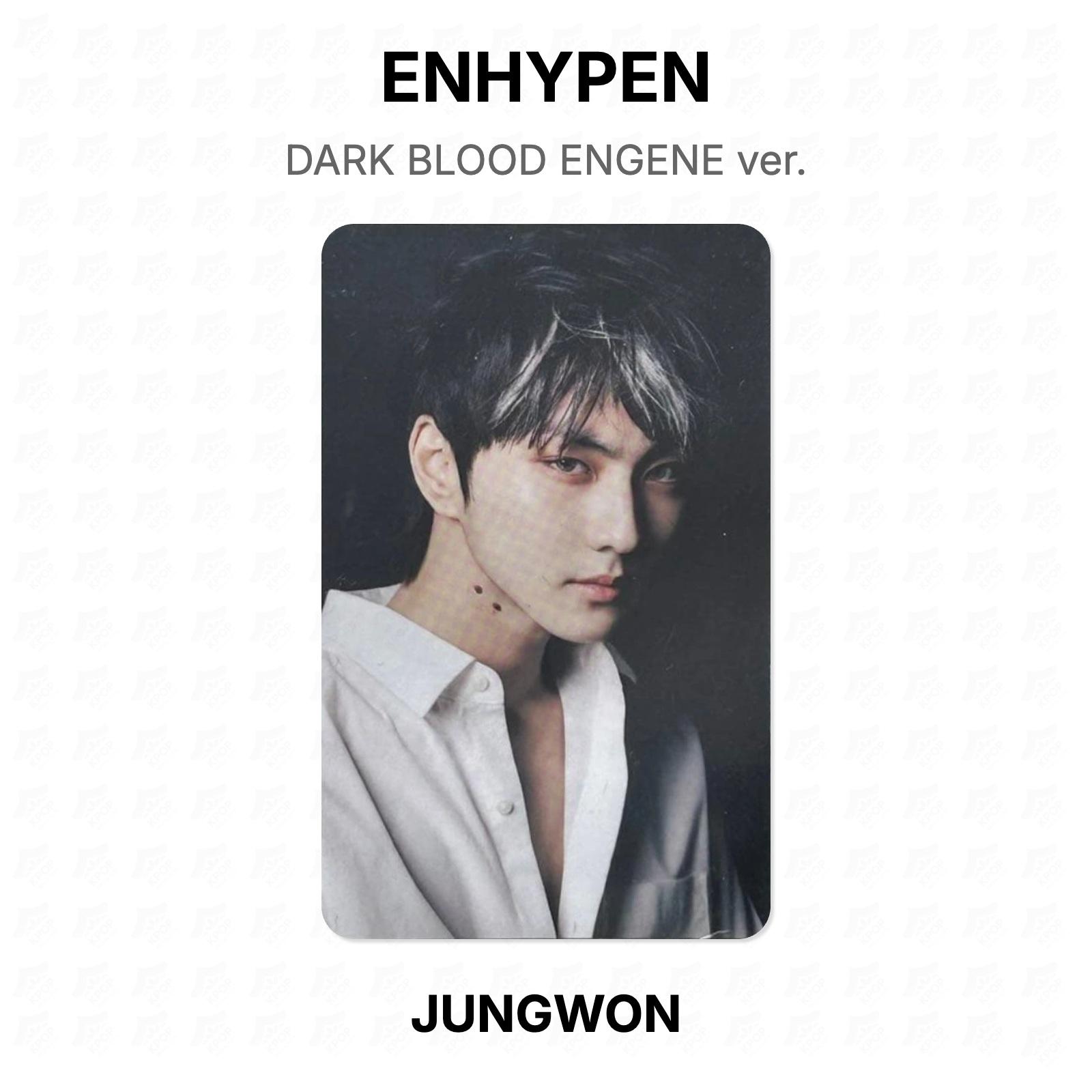 ENHYPEN DARK BLOOD ENGENE ver. Official Photocard JUNGWON