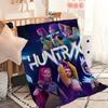 Hot Cartoon Movie K-KPopS D-Demon H-Hunters Blanket Blanket for Couch Sofa Travel Home Picni Flannel Blanket Birthday Gift Warm