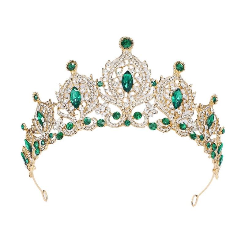 Delicate Tiaras Birthday Headbands Elegant Hairbands for Girls Wedding Party Photo Props Headwear Crown