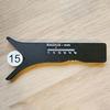 3D Printed Radius Measurement Tool Compact Design Portable Easy to Use Circle Measure Gauge Accessory