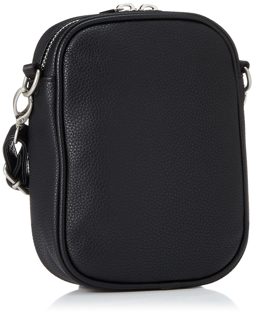 X-girl Faux Leather Flap Shoulder Bag, Women's, Black, Free Size