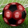 Hassania Agadir Indoor Soccer Ball Colorful All Ages Size 5 Machine Stitched PVC Competition Ready Durable High-Bounce