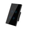 LangYeao Tuya WiFi US AU 1/2/3/4 Gang Smart Touch Wall Light Switch Work with Alexa and Google Home with Neutral Wire
