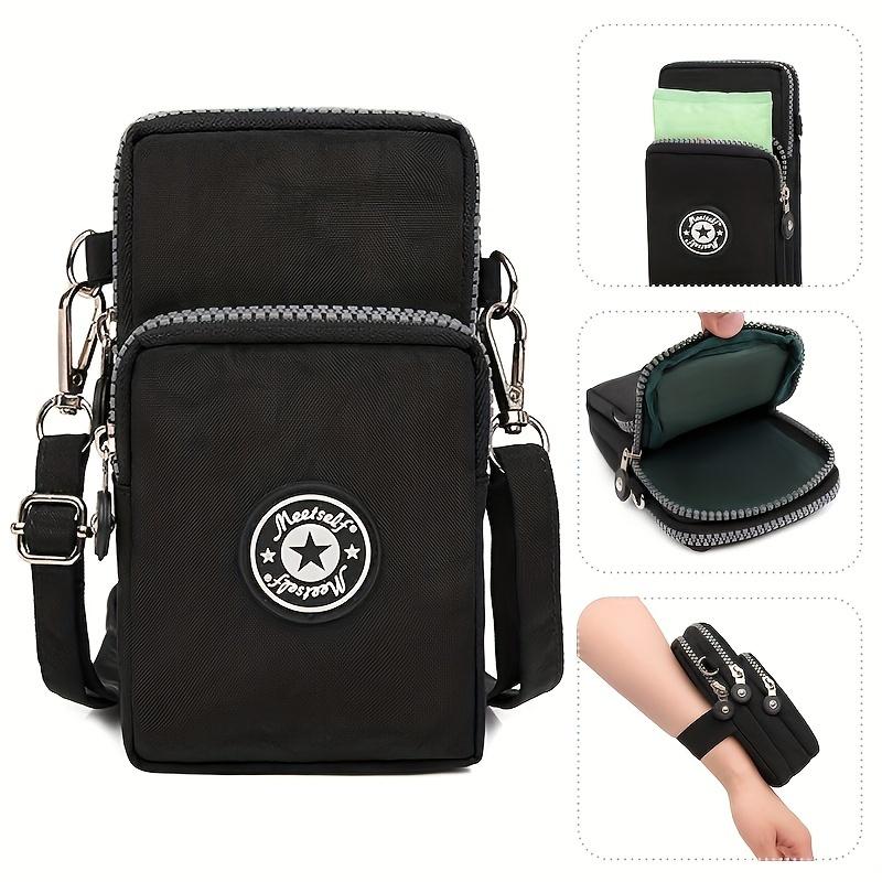 Umhängetasche Vertikal Handytasche Damen Hängend am Arm Ältere Handytasche Nacken-Tuch-Tasche Tragbar zum Spazierengehen Kleine Tasche