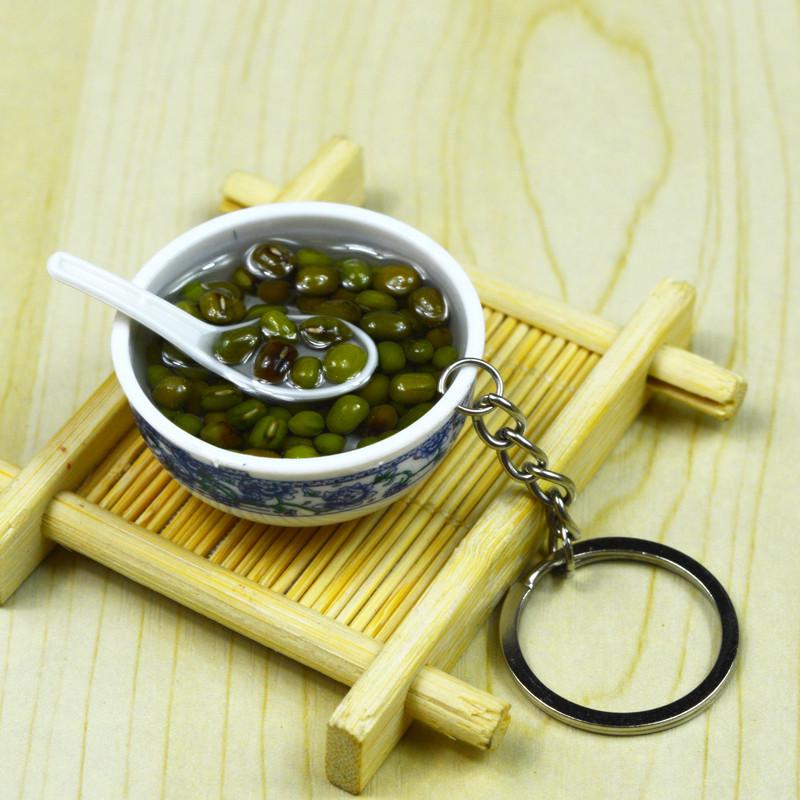 Douyin Live DIY Food Model Keychain: Children's Chinese Style Role-Play Toy Gift