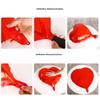Aluminum Foil Balloons, 10 Pieces, Birthday Decoration, Birthday Scene Setup, Heart-Shaped Balloons, Wedding Room Decoration, Silver + Pink